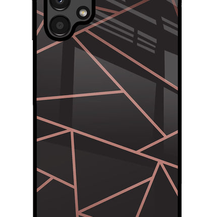 Geometric Pattern Samsung A13 4G Glass Case