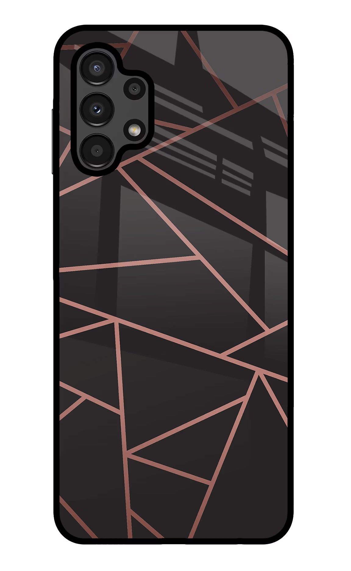 Geometric Pattern Samsung A13 4G Glass Case
