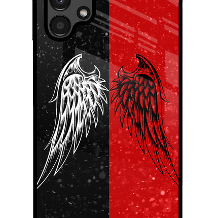 Wings Samsung A13 4G Glass Case