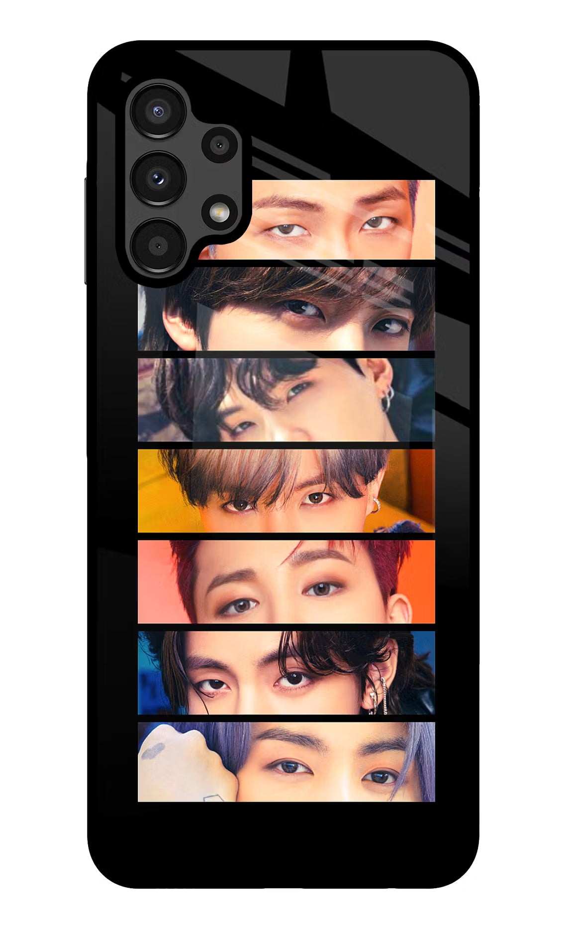 BTS Eyes Samsung A13 4G Glass Case