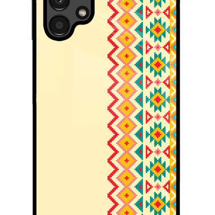 Ethnic Seamless Samsung A13 4G Glass Case