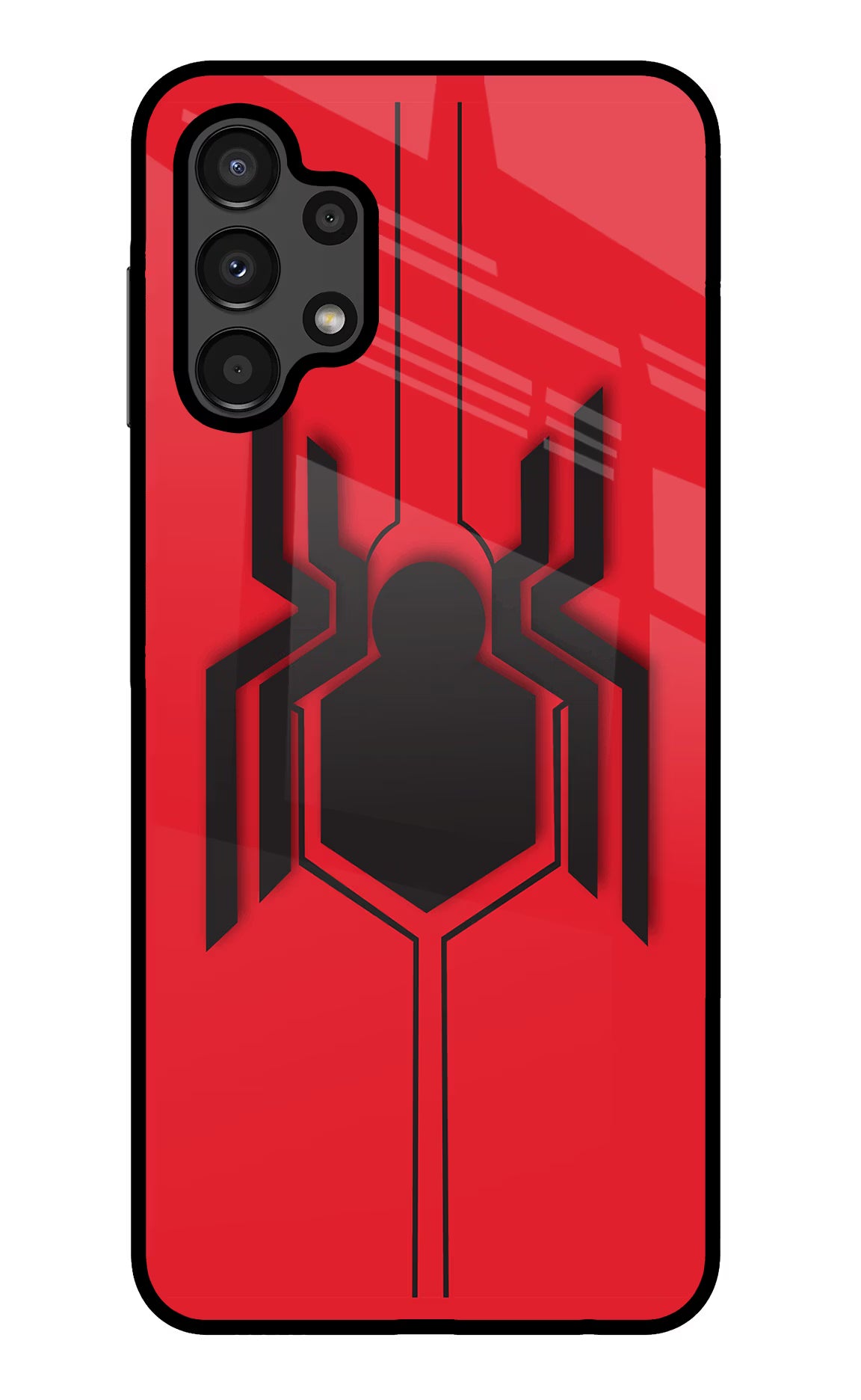 Spider Samsung A13 4G Glass Case Back Cover by Casekaro