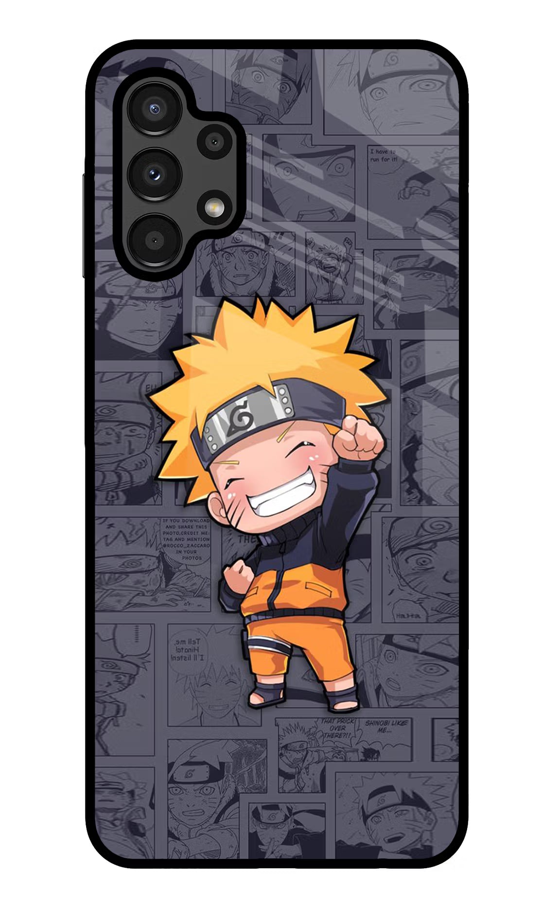Chota Naruto Samsung A13 4G Glass Case