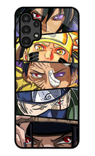 Naruto Character Samsung A13 4G Glass Case