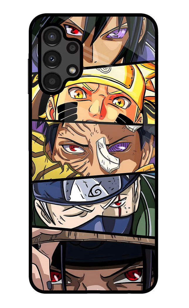 Naruto Character Samsung A13 4G Glass Case