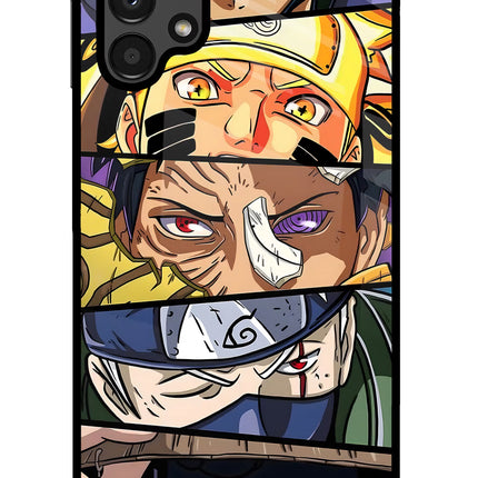 Naruto Character Samsung A13 4G Glass Case Back Cover by Casekaro
