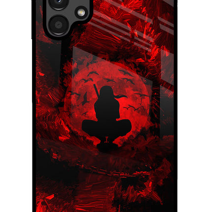 Itachi Uchiha Samsung A13 4G Glass Case Back Cover by Casekaro