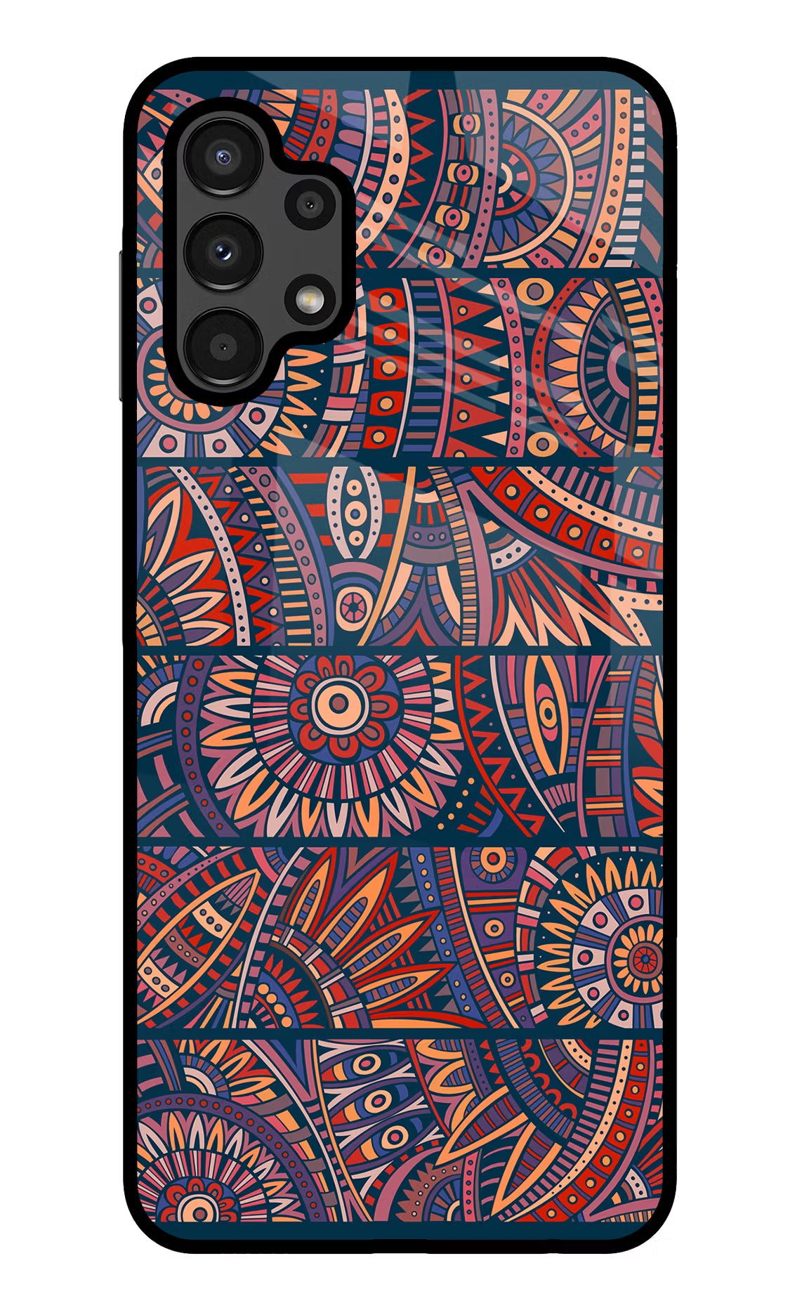 African Culture Design Samsung A13 4G Glass Case