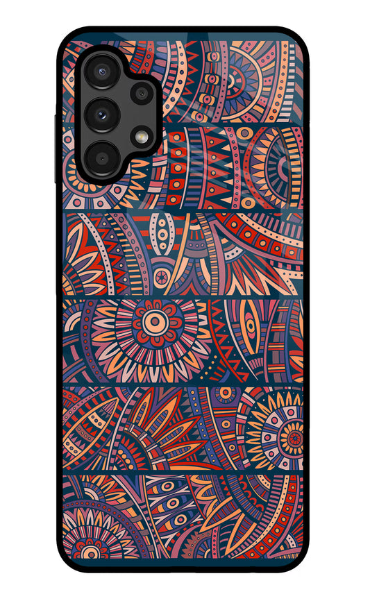 African Culture Design Samsung A13 4G Glass Case