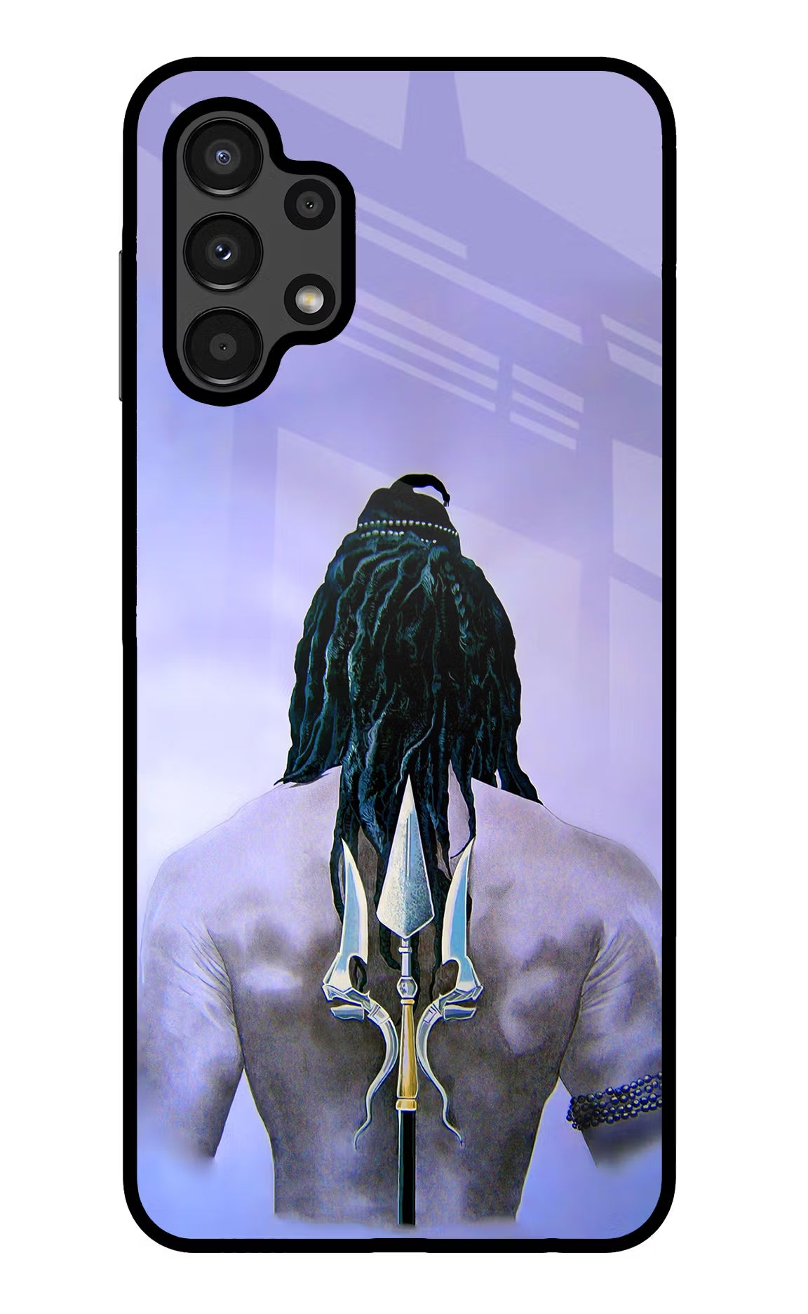 Shiva Samsung A13 4G Glass Case Back Cover by Casekaro