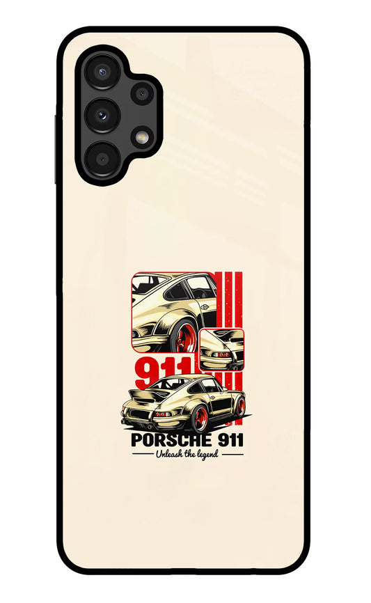 Classic Porsche 911 Samsung A13 4G Glass Case