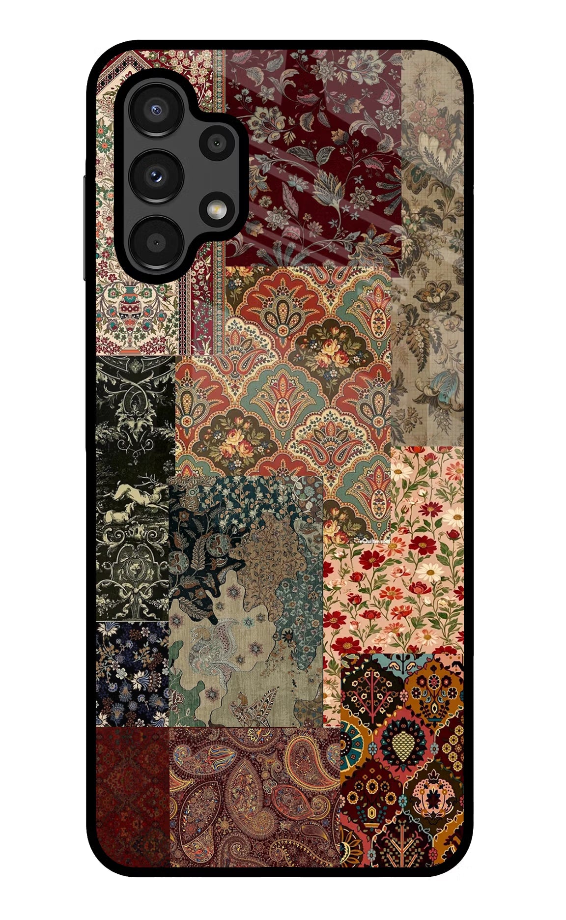 Desi Print Samsung A13 4G Glass Case Back Cover by Casekaro