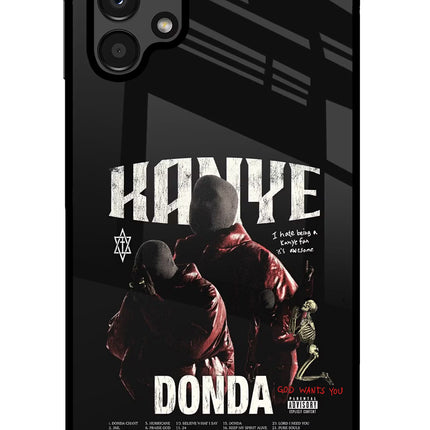 Donda Kanye West Samsung A13 4G Glass Case