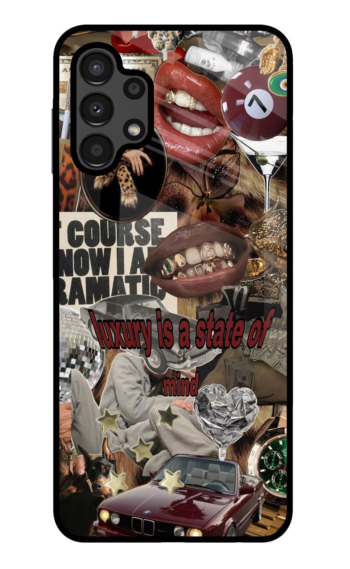 Luxury Samsung A13 4G Glass Case Back Cover by Casekaro