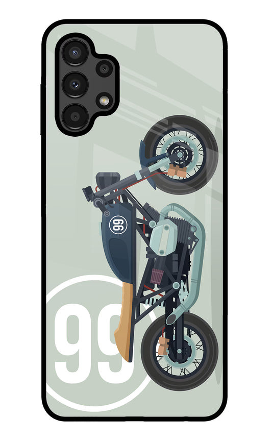 Classic Cafe Racer 99 Samsung A13 4G Glass Case