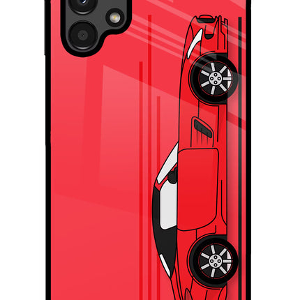 Red Velocity Samsung A13 4G Glass Case