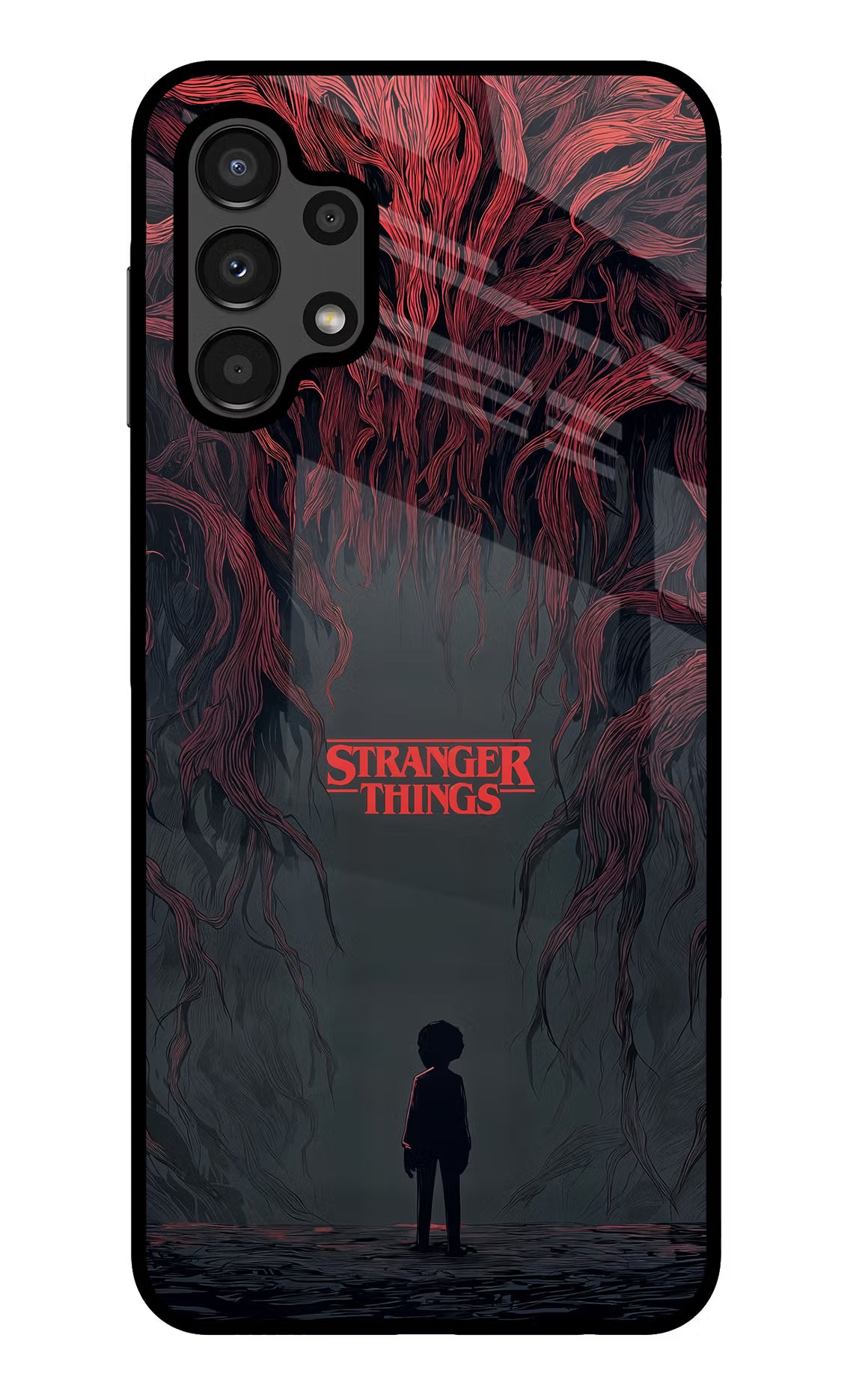 Ordinary Things Dark Side Samsung A13 4G Glass Case Back Cover by Casekaro