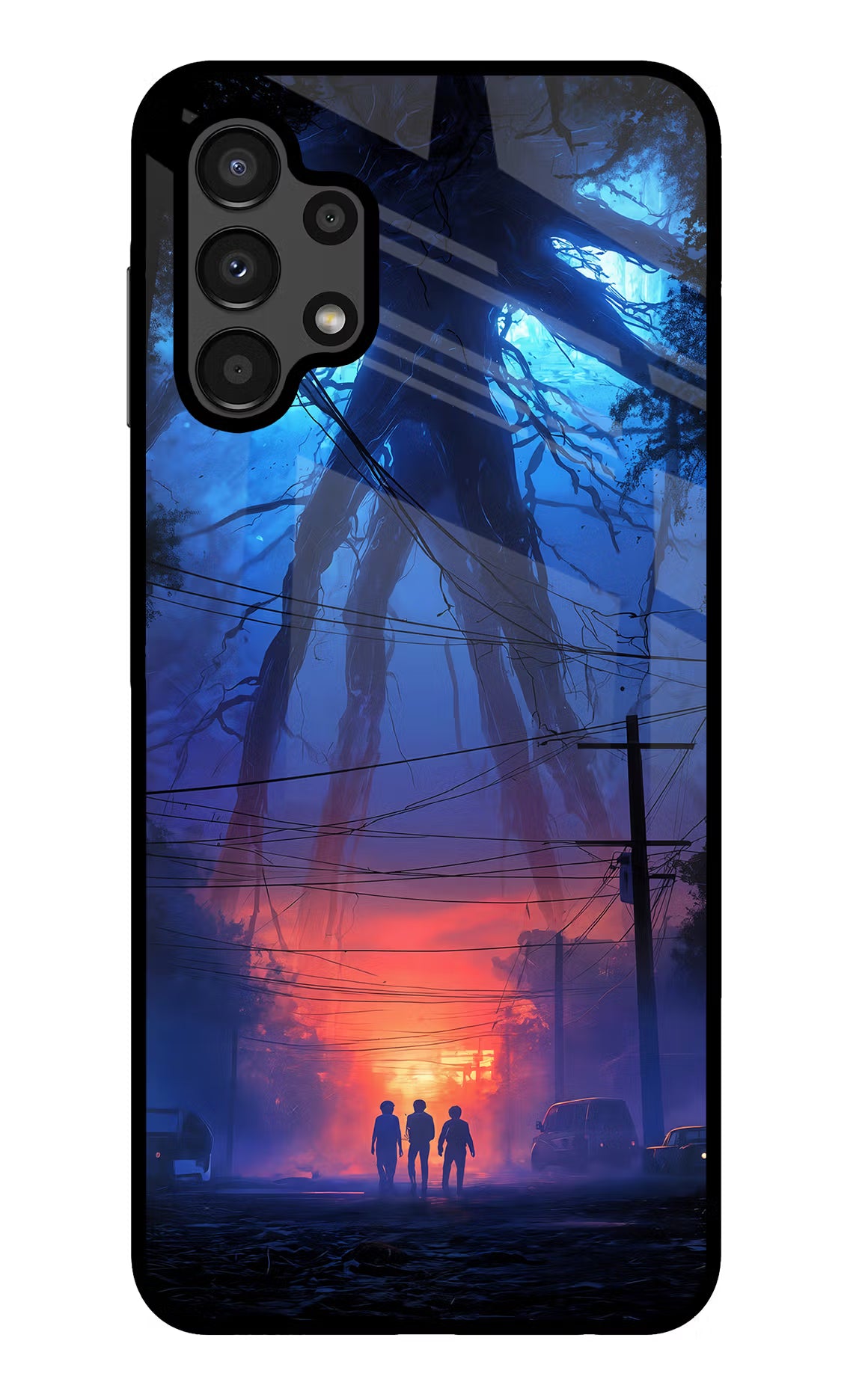 Ordinary Things Shadow Samsung A13 4G Glass Case Back Cover by Casekaro