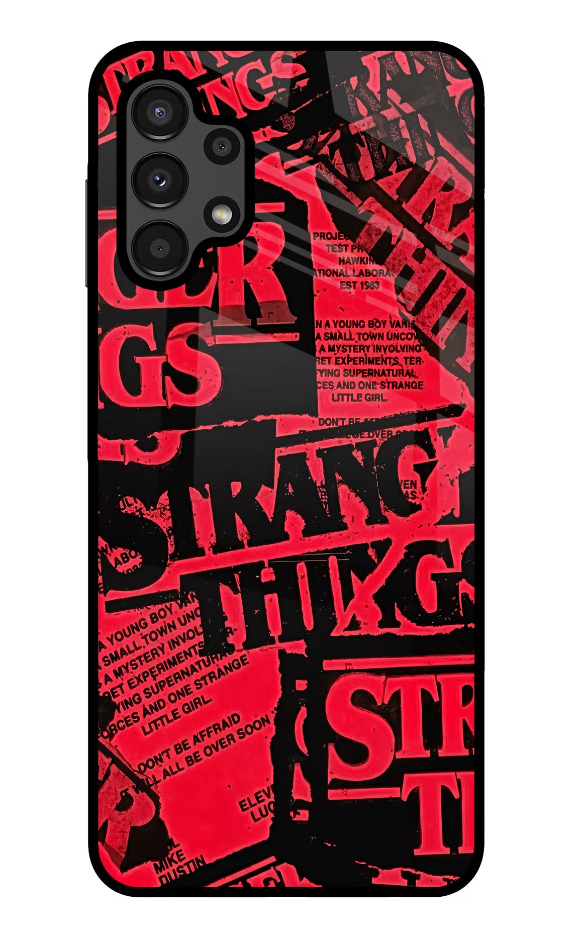 Ordinary Things Samsung A13 4G Glass Case Back Cover by Casekaro