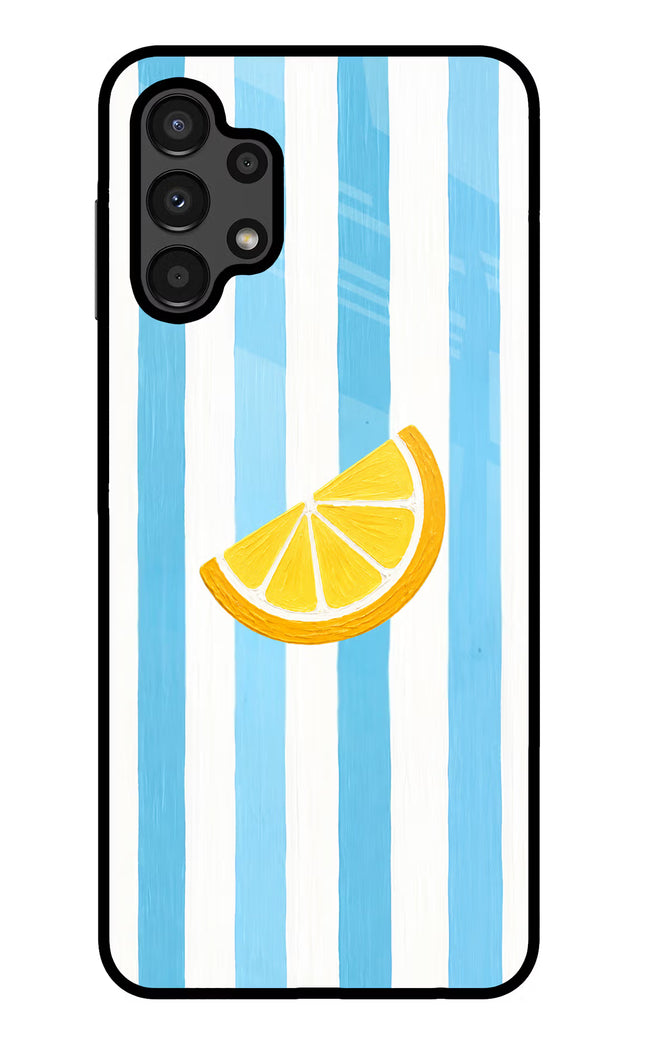 Summer Lemon Samsung A13 4G Glass Case