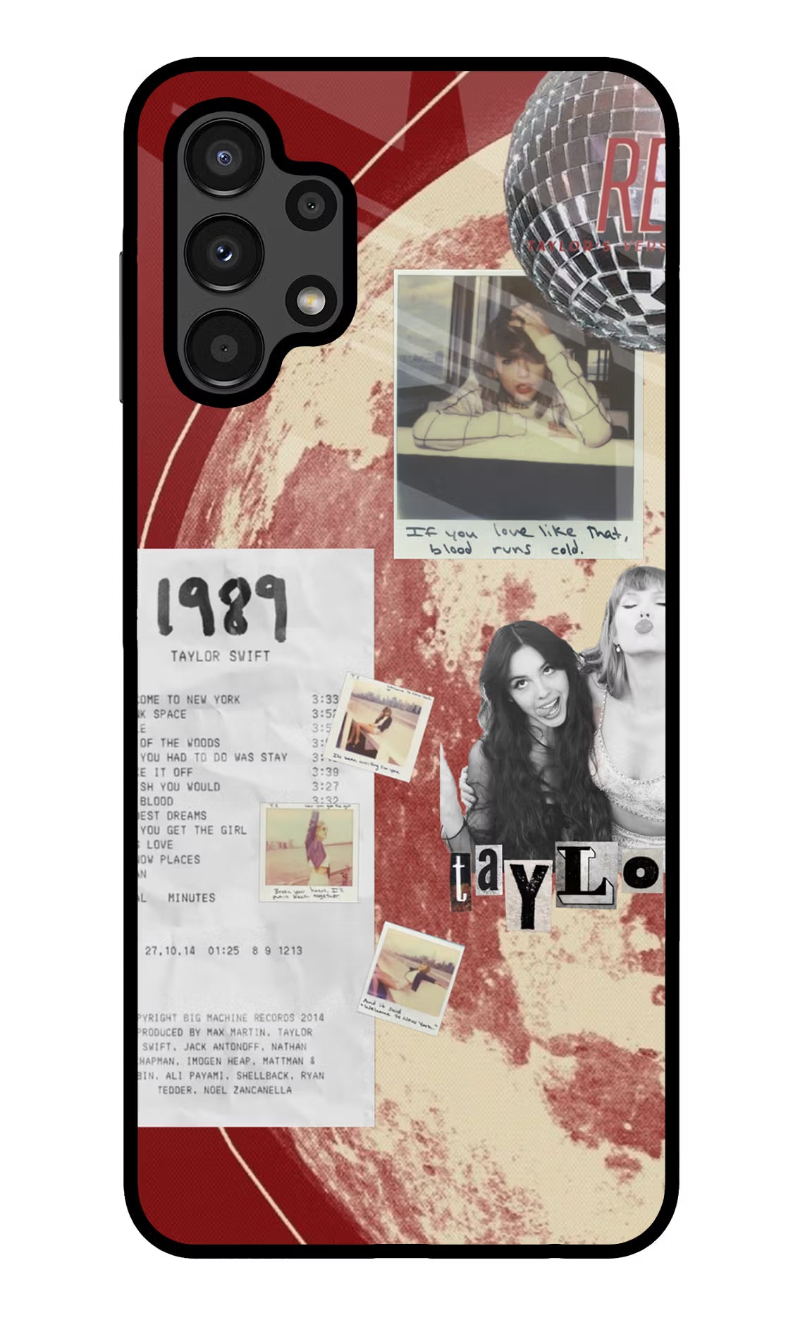 Taylor Swift Samsung A13 4G Glass Case