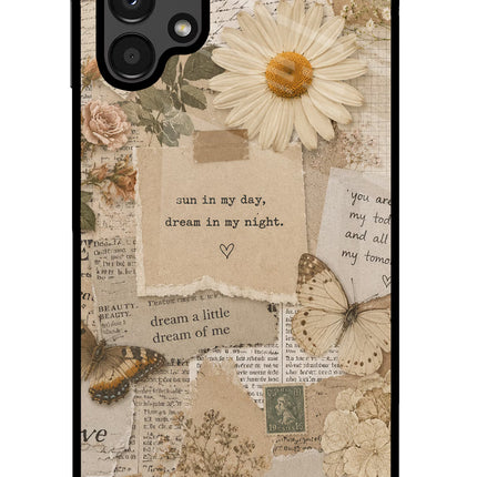 Vintage case Samsung A13 4G Glass Case