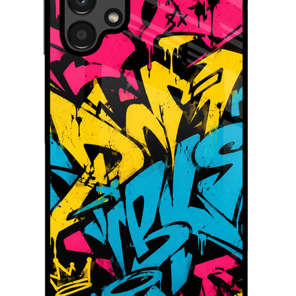 Graffiti Vibe Samsung A13 4G Glass Case