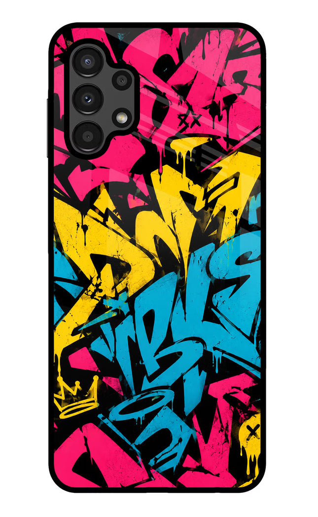 Graffiti Vibe Samsung A13 4G Glass Case