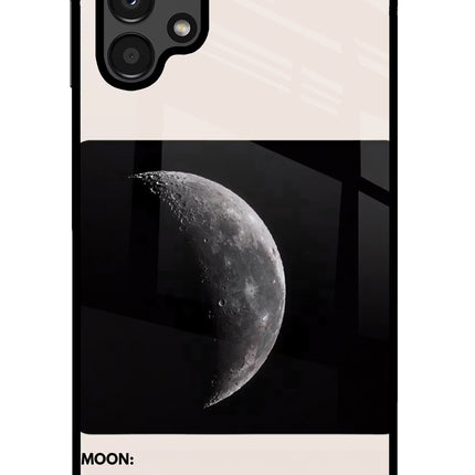 Moon Phase Samsung A13 4G Glass Case