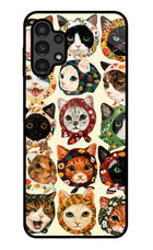 Cool Cat Samsung A13 4G Glass Case