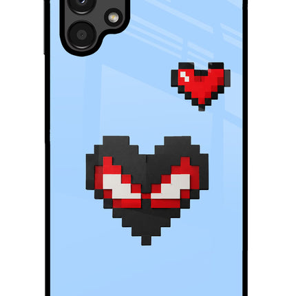 Peter Heart Samsung A13 4G Glass Case