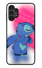 Stitch Hug Samsung A13 4G Glass Case