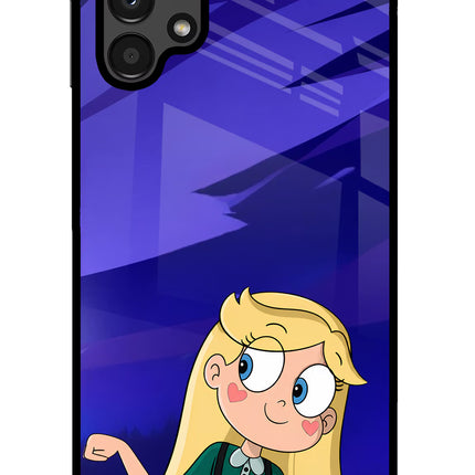 Star Glow Samsung A13 4G Glass Case