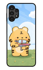 Tiger Treat Samsung A13 4G Glass Case