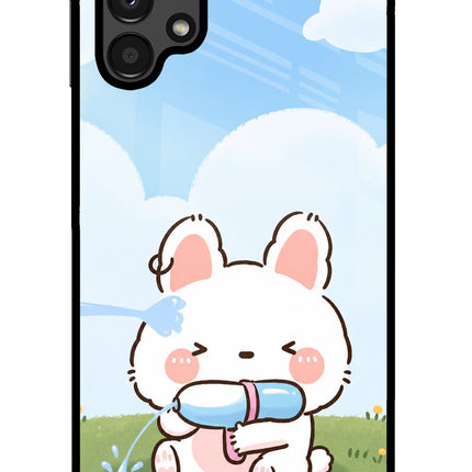 Bunny Treat Samsung A13 4G Glass Case