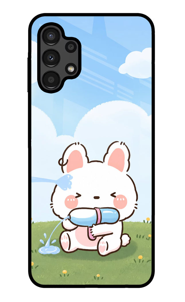 Bunny Treat Samsung A13 4G Glass Case