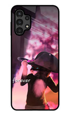 Forever Cat Samsung A13 4G Glass Case