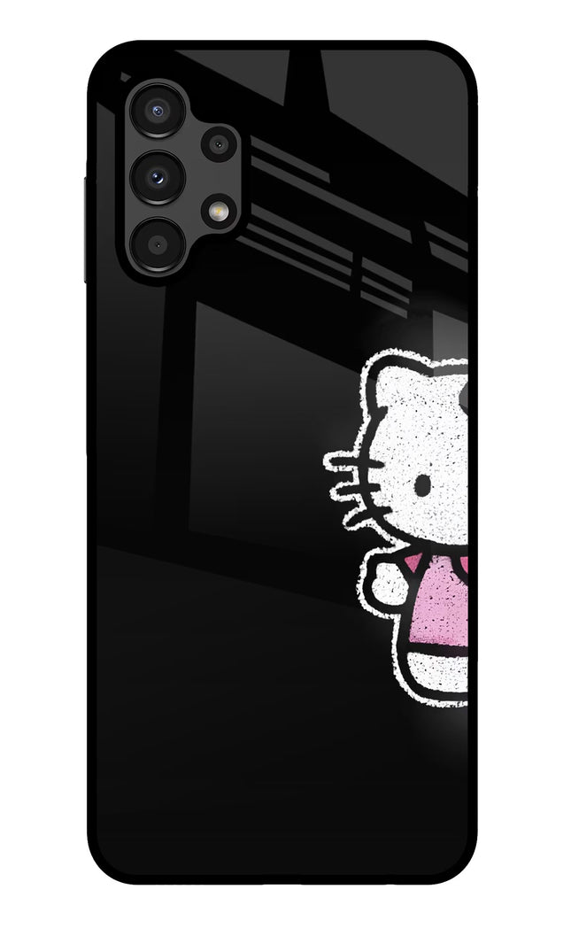 Kitty Charm Samsung A13 4G Glass Case