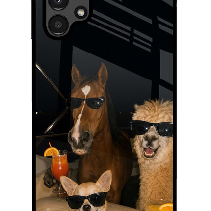 Party Squad Samsung A13 4G Glass Case
