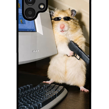 Hacker Hamster Samsung A13 4G Glass Case