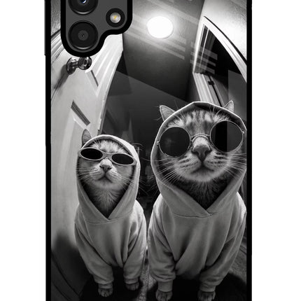 Hood Cats Samsung A13 4G Glass Case
