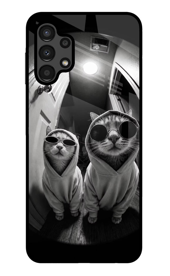 Hood Cats Samsung A13 4G Glass Case