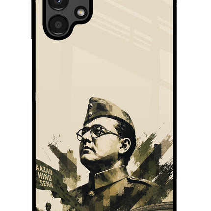 Netaji Rising Samsung A13 4G Glass Case