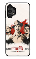 Bhagat Singh Trio Samsung A13 4G Glass Case