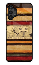 Vinyl Stripes Samsung A13 4G Glass Case