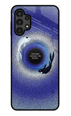 Dark Koi Samsung A13 4G Glass Case