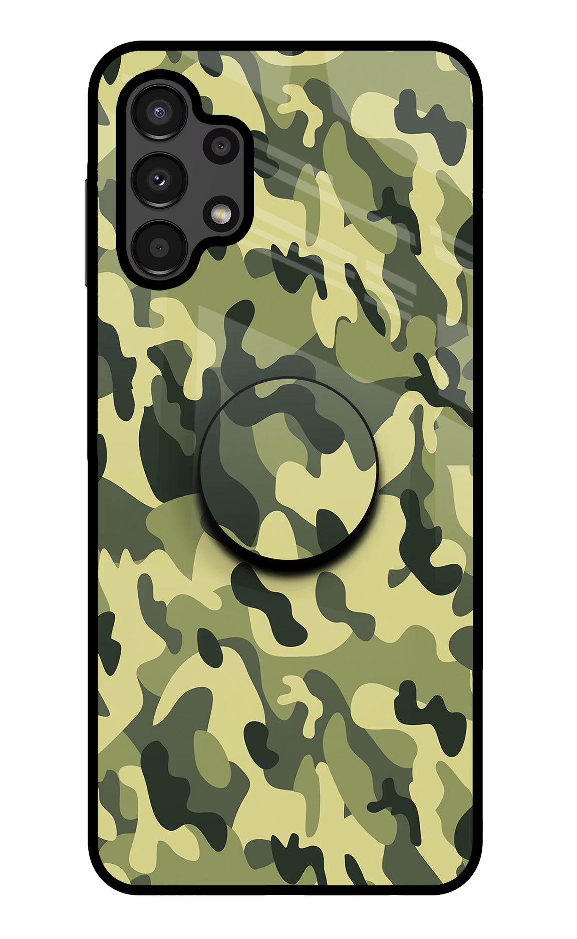 Camouflage Samsung A13 4G Pop Case by Casekaro