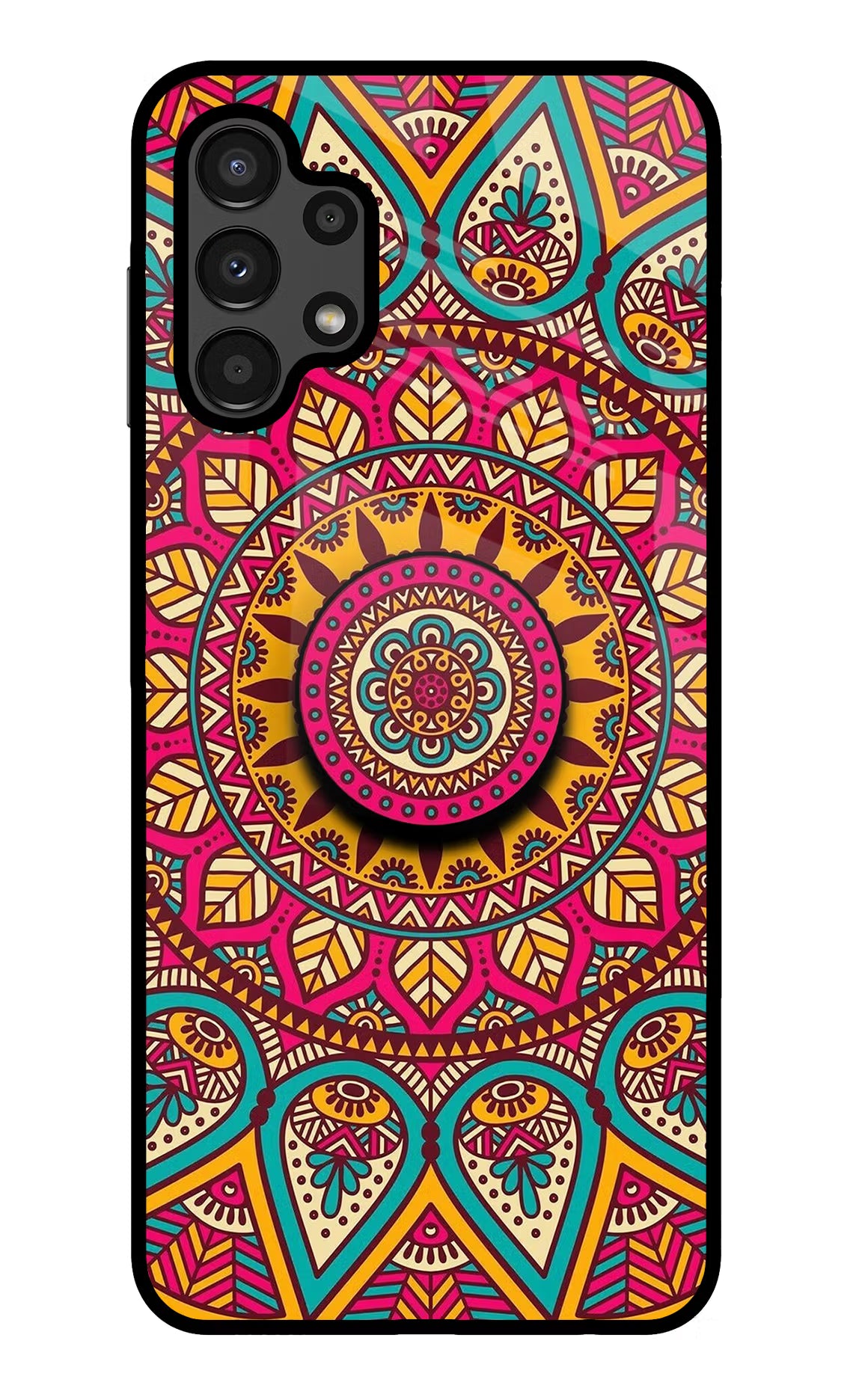 Mandala Samsung A13 4G Pop Case by Casekaro
