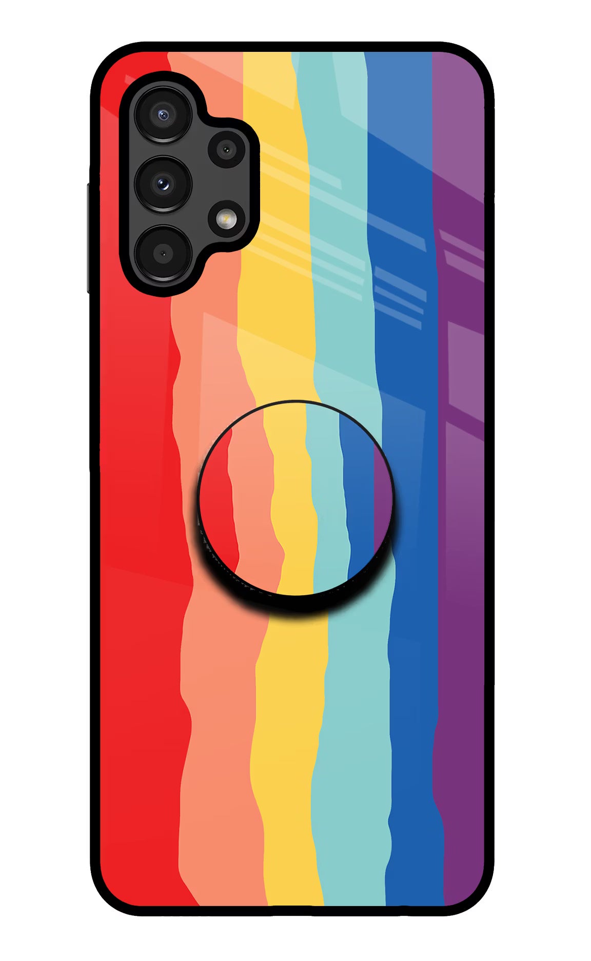 Rainbow Samsung A13 4G Pop Case by Casekaro