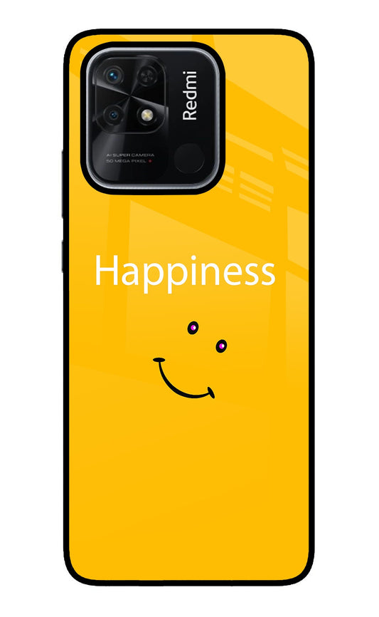 Happiness With Smiley Redmi 10/10 Power Glass Case